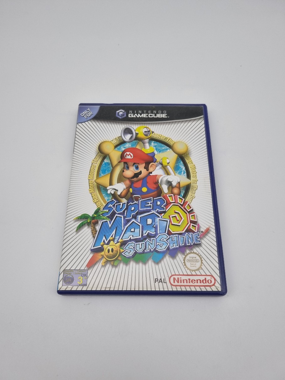 Nintendo Gamecube Paars Super Mario Sunshine Pak Compleet In Doos