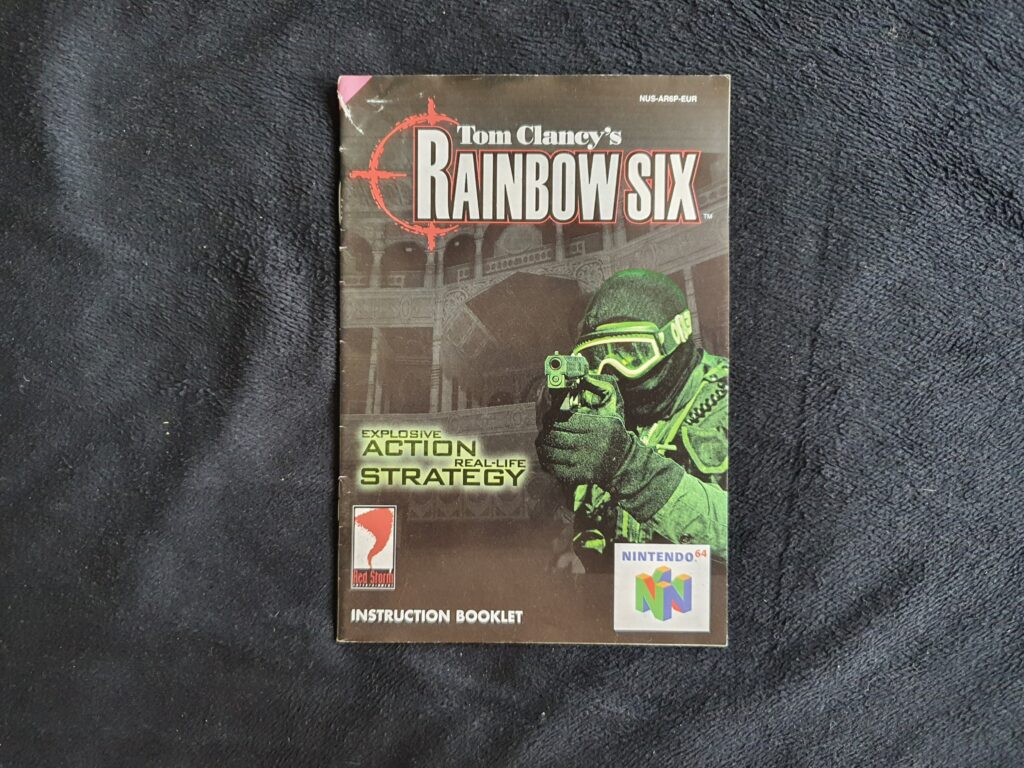 Tom Clancy's Rainbow Six N64 Handleiding - Gamebros