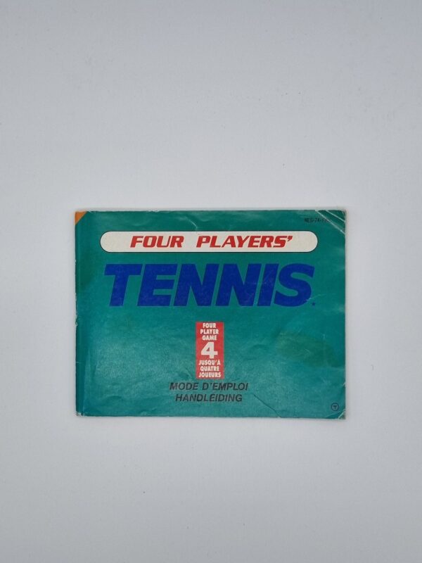 Four Players' Tennis NES Handleiding