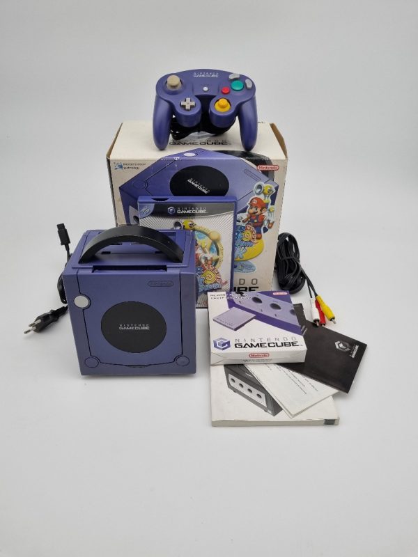 Nintendo Gamecube Paars Super Mario Sunshine Pak Compleet in Doos - Afbeelding 2