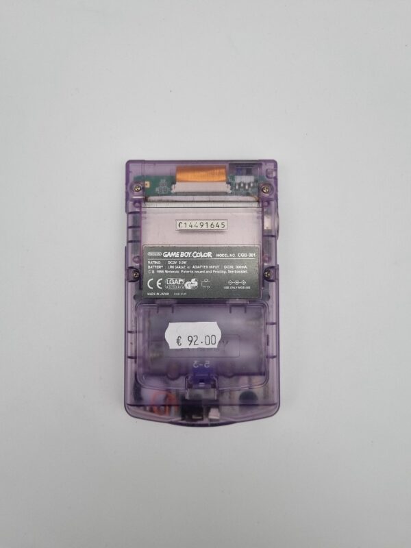 Gameboy Color Atomic Purple (Transparant) - Afbeelding 3