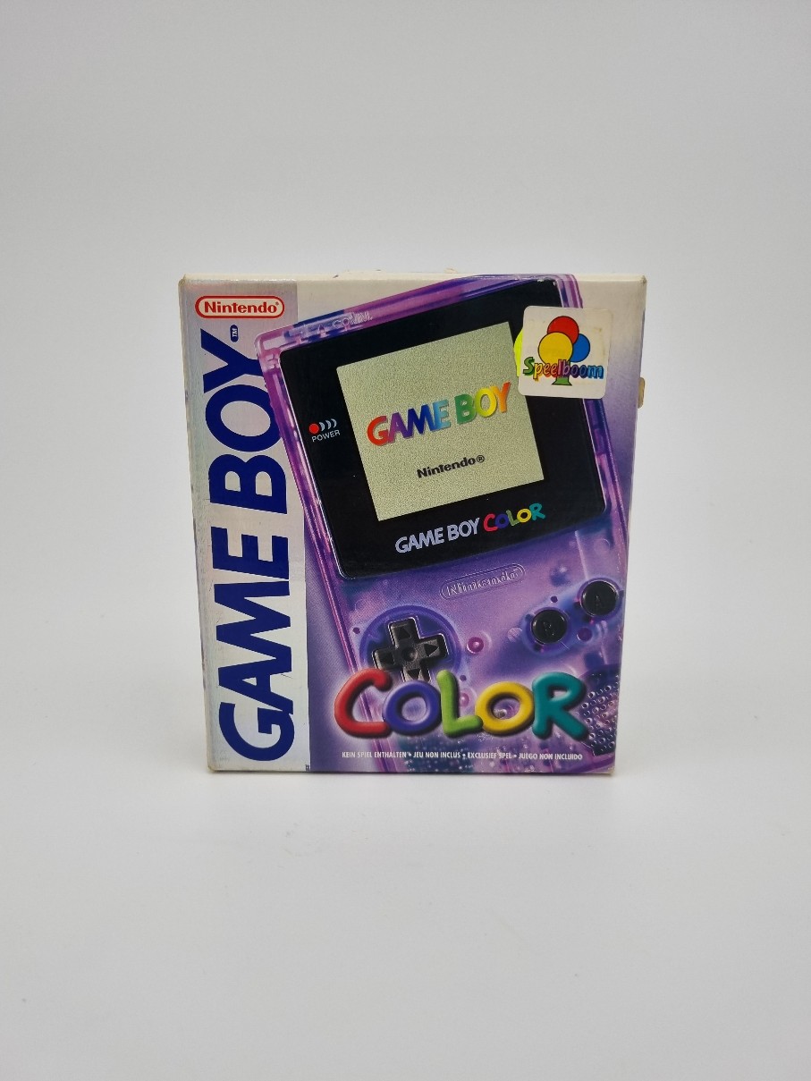 Gameboy Color Atomic Purple (Transparant) Compleet in Doos