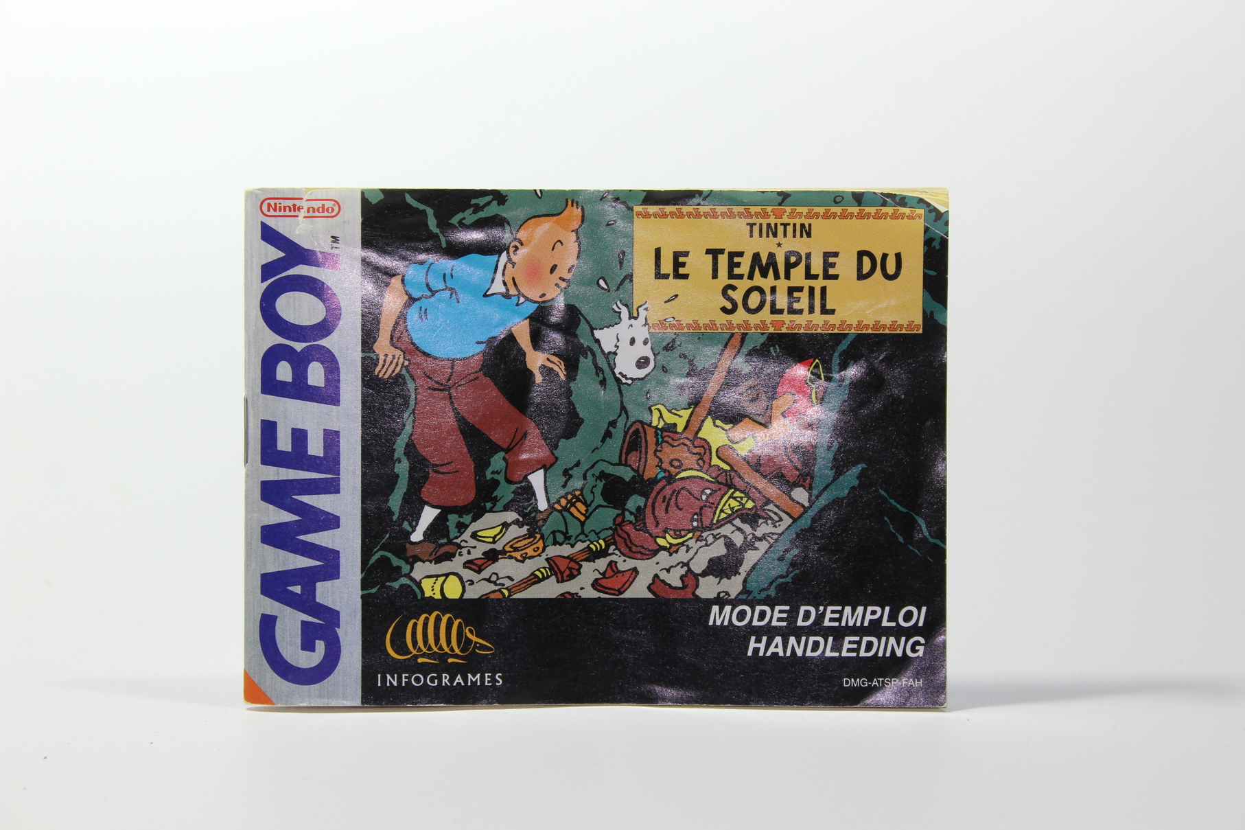 Jeu Tintin Et Le Temple Du Soleil Game Boy - Version Originale, état Correct