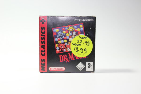 NES Classics Dr. Mario GBA Compleet