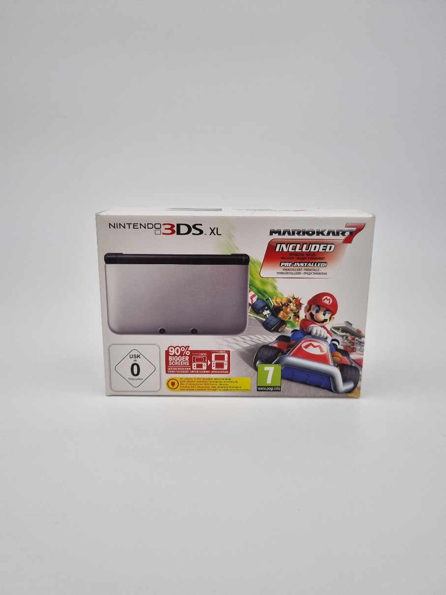 Nintendo 3DSXL Grijs Metallic Mario Kart 7 Editie