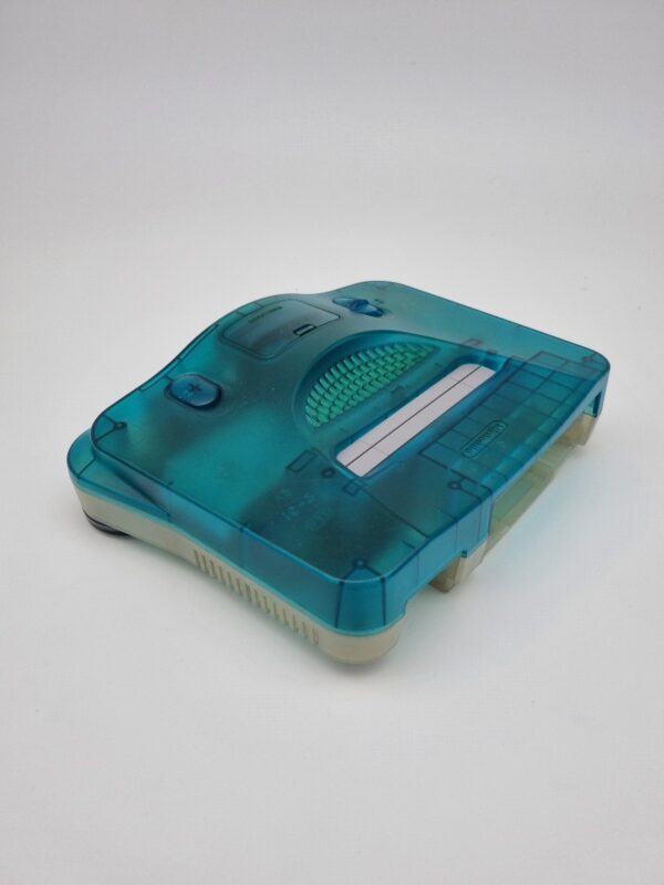 Nintendo 64 Clear Blue met controller & aansluitmateriaal goed - Afbeelding 4