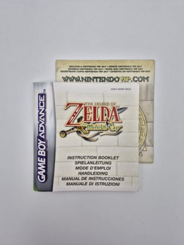 Legend of Zelda Minish Cap Handleiding met Nintendo VIP