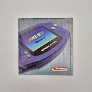 Nintendo Game Boy Advance Promotiefolder