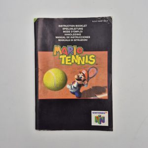 Mario Tennis N64 Handleiding