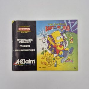 Simpsons Bart vs. the World NES Handleiding