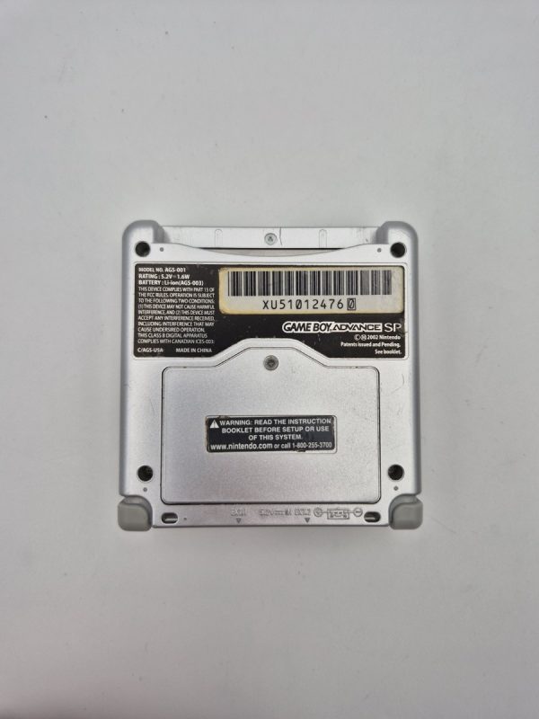 Nintendo Gameboy Advance SP AGS-001 zilver nette staat - Afbeelding 3